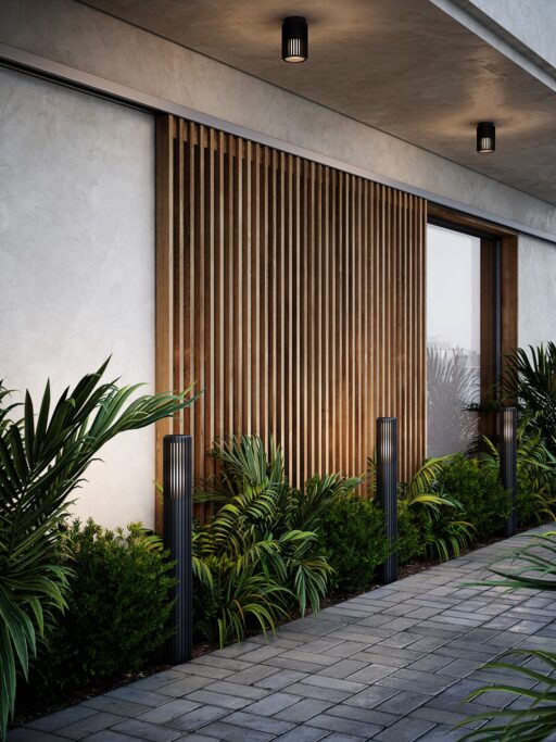 Aludra 95 Pollerleuchte | Seaside metallisch braun